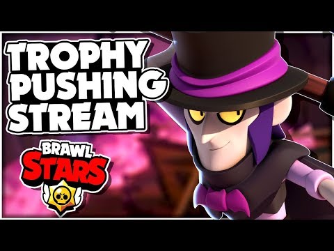 Trophy Pushing Live Stream! - Super Try Hard Mode!!! :D - Brawl Stars - Trophy Pushing Live Stream! - Super Try Hard Mode!!! :D - Brawl Stars