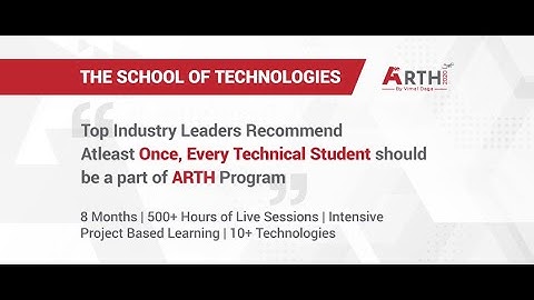 ARTH 2020 - The School of Technologies | Vimal Daga | The World Record Holder