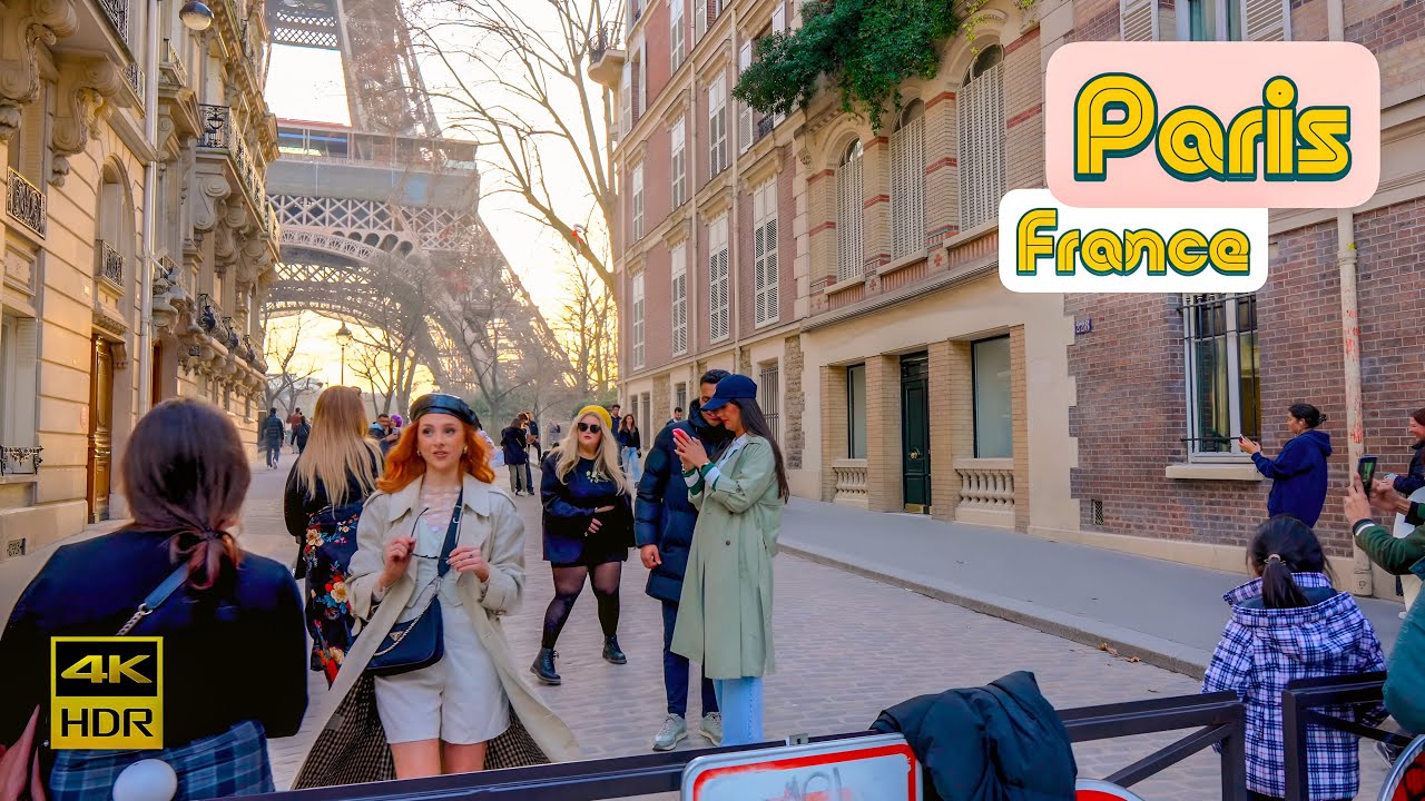 Paris, Francia | Passeggiata in Città 4K | 25 gen 2024