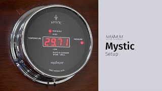 How To Set a Mystic Barometer from Maximum Weather Instruments