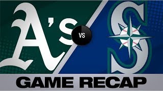 2-run 7th leads A's past Mariners | A's-Mariners Game Highlights 7/5/19