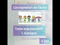 L Acceptation De L Autre Texte Argumentatif Dialogue 4 AM تعبير وحوار عن قبول الآخرين 