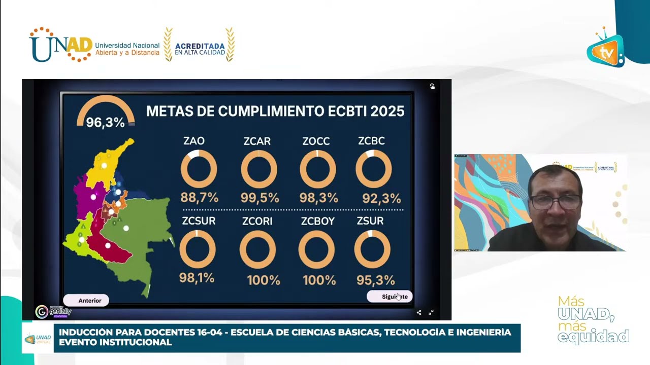 Inducción para Docentes  16-04 - Escuela de Ciencias Básicas, Tecnología e Ingeniería.