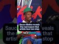 SAUCE WALKA EXPLAIN THE REASON ARTIST TOUR NON STOP
