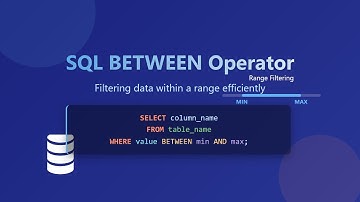 SQL BETWEEN Operator: Master Filtering Data in a Range