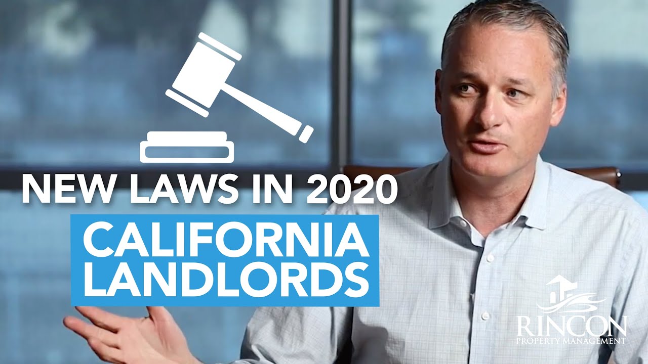 New California Laws in 2020 That Affect Landlords YouTube