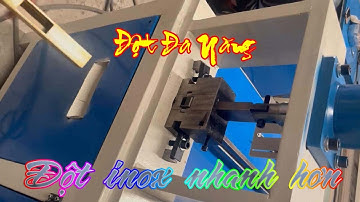 Máy Đột Dập Ống Hộp Inox, Đột Thủy Lực 2 mặt, Đột lỗ vuông Pít Tông 100 giá tốt