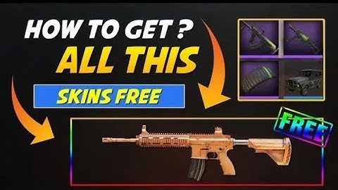 PUBG M416 Gun Skin  Free & all Types of Gun Skins Free | YT TABAHI GAMER HD