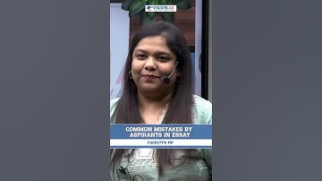 Common mistakes by aspirants in essay