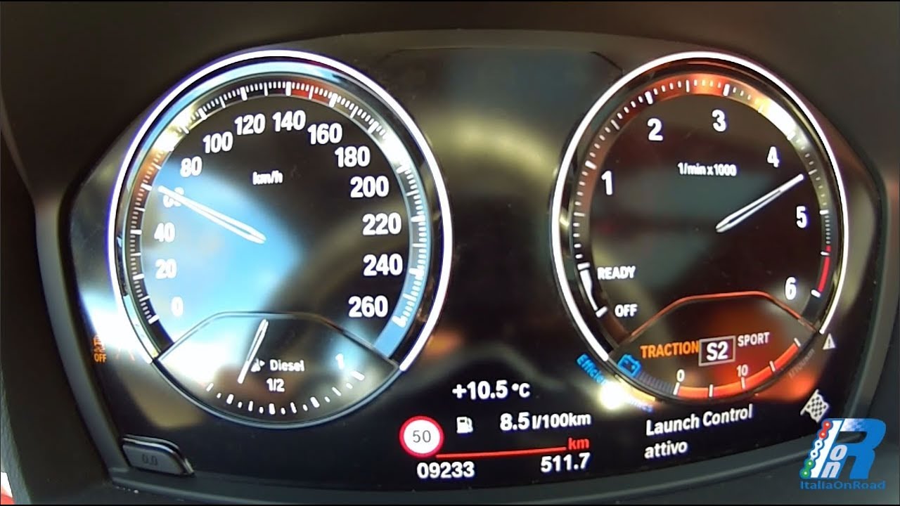 LAUNCH CONTROL BMW X2 da 0 100km/h Speed Test YouTube