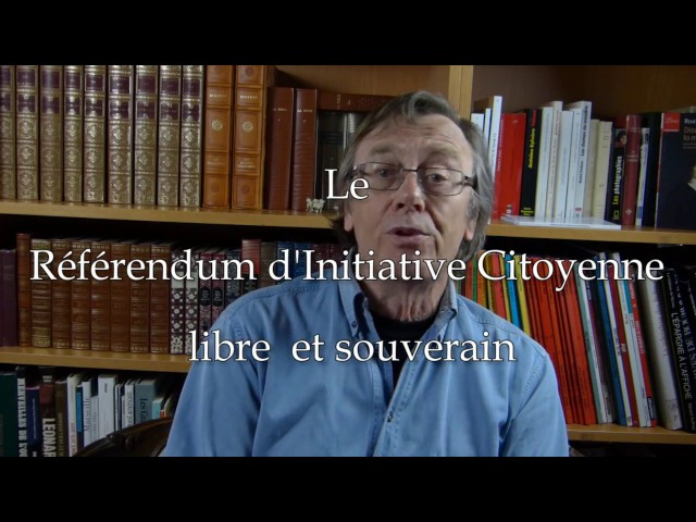 Christian Laurut : Pour un "Référendum d'Initiative Citoyenne"  libre et souverain