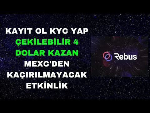 KAYIT OL KYC YAP ÇEKİLEBİLİR 4 DOLAR KAZAN !!! KATILIM BASİT  BU FIRSAT KAÇMAZ !!!