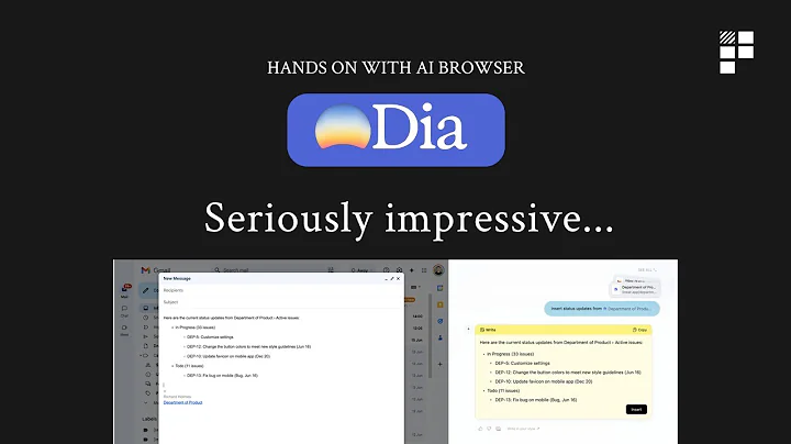 Dia AI browser is seriously impressive. Hands on: how you can use this at work.