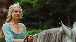 Lily James Neck Acting In Cinderella 2015....Since You Guys Kept Saying