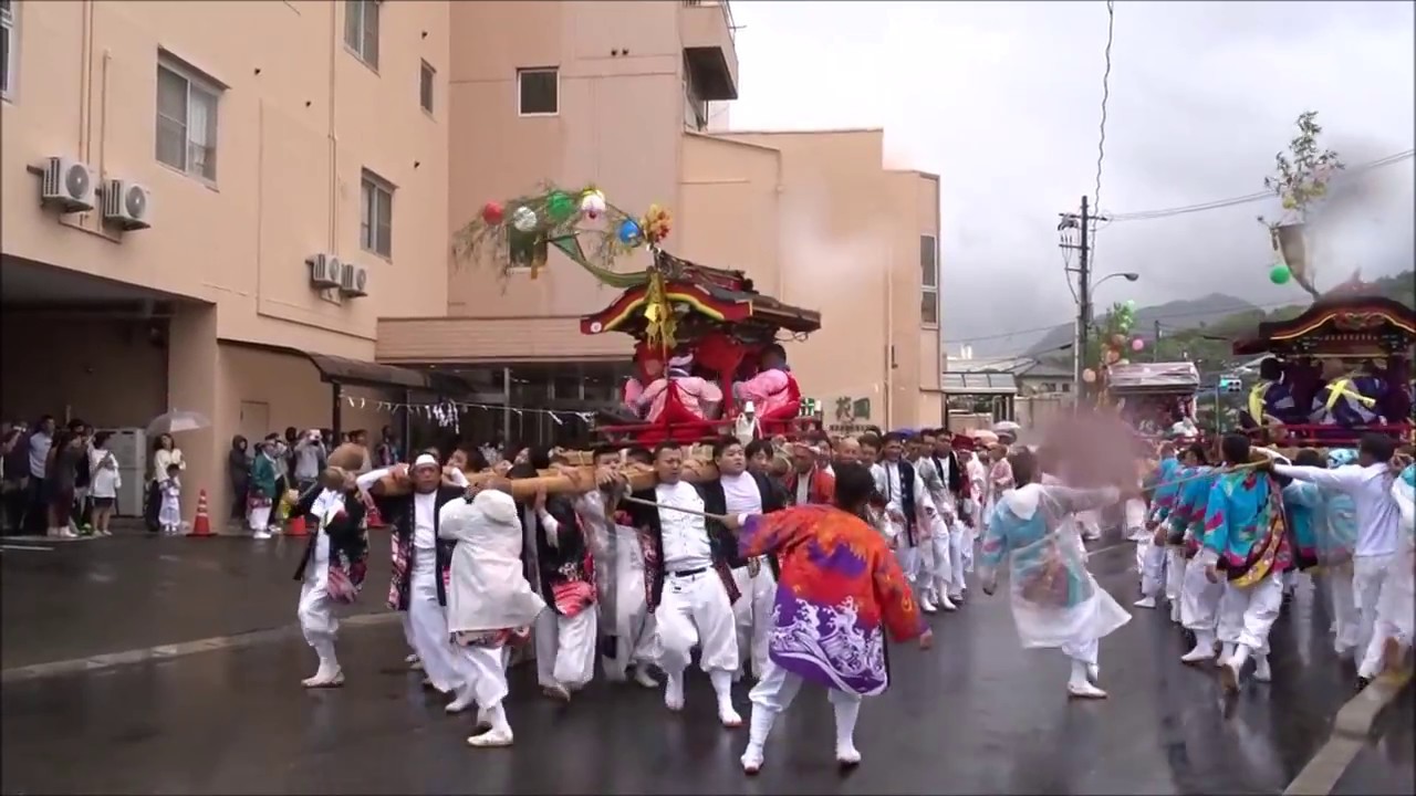 因島土生の祭り、だんじり　平成29年10月15日