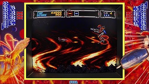 Thunder Force III, bezel using the Mega Bezel Reflection Shader