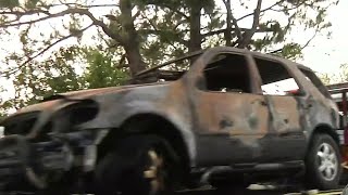 Body found in burning car, authorities say