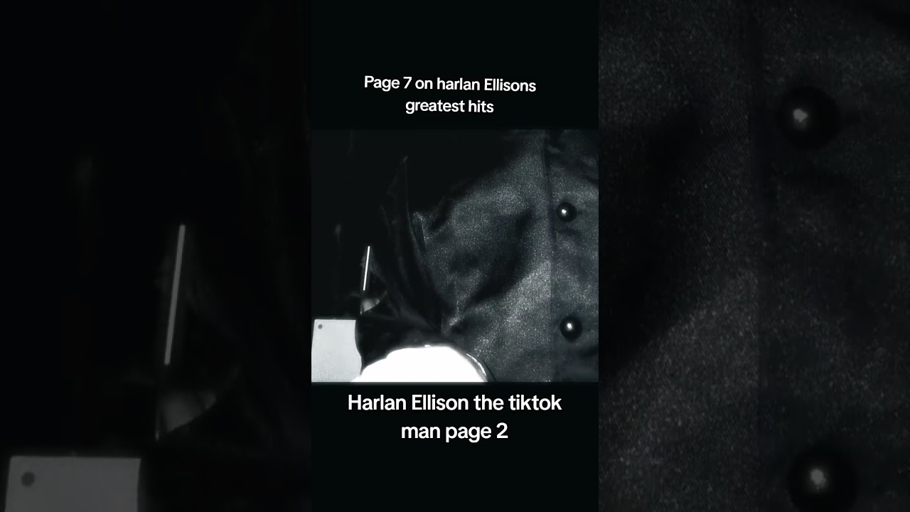 Harlan ellison Mad Gods page 2 read-through.