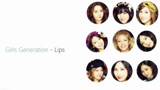 Girls' Generation (SNSD) - Lips lyrics
