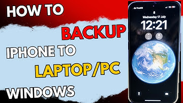 HOW TO BACKUP IPHONE TO LAPTOP / PC