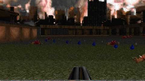 Doom II Map 18 - The Courtyard
