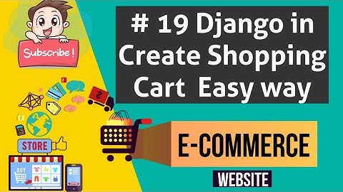 #19 Django Multi Vendor Ecommerce Project -  Django Shopping Cart Project | Cart | Hindi