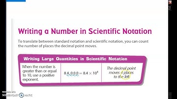 7PAP - Scientific Notation, Part I (+ powers of 10) (8.2C)