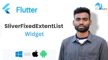 Flutter SliverFixedExtentList Widget Abdul Motaleb|Learn With Motaleb|#SliverFixedExtentList
