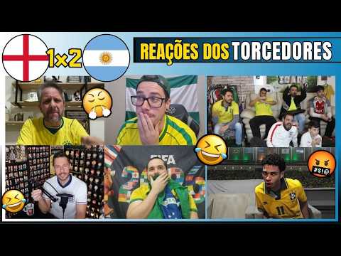 BRAZILIANS REACT TO ARGENTINA REACHING THE FINALS! ENGLAND 1-2 ARGENTINA