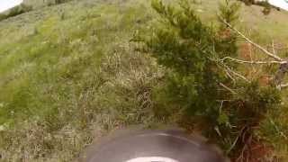 SAW CAM cutting a couple trees. John Deere 333D w/ a Turbo Saw.