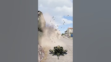 Shooting at enemy tanks passing by #military #militarysimulation #arma3 #automobile #army #shorts