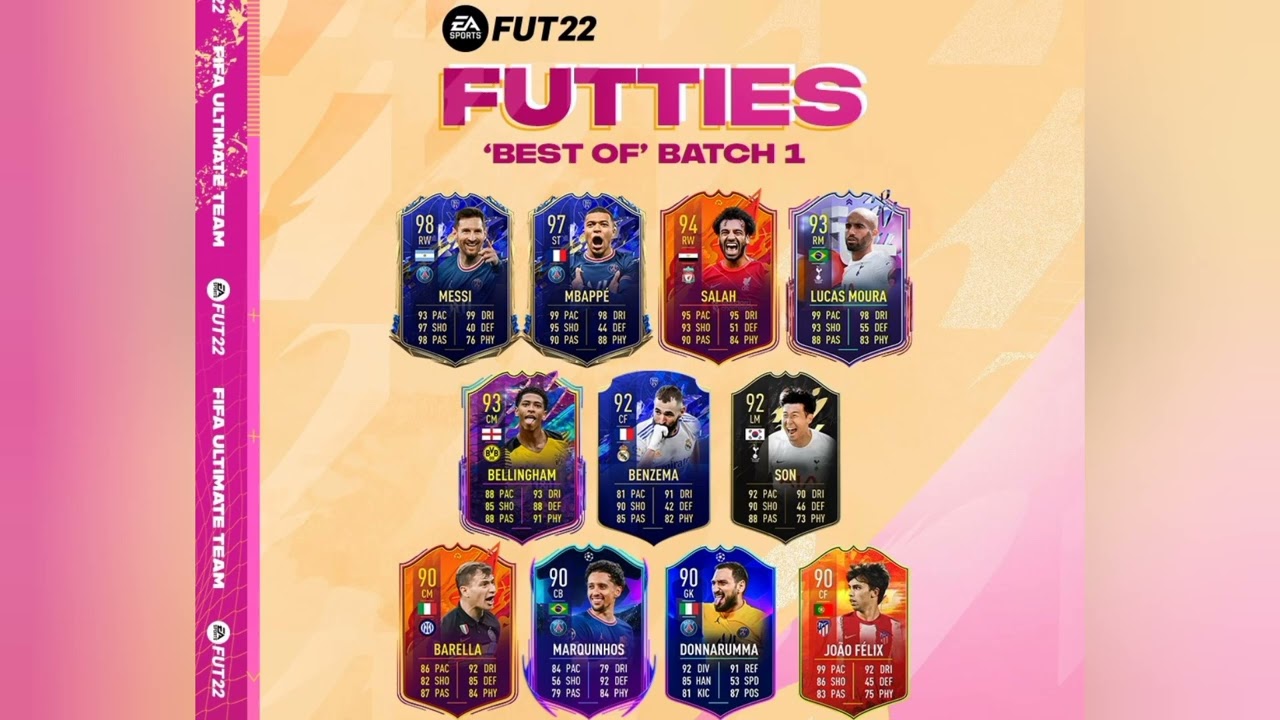 Futties Best of Batch 1 Team & Players in Packs - FIFA 22