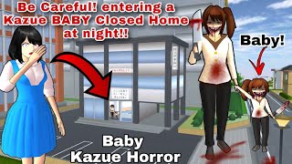 Baby Kazuo Secret Horror Secret in this Closed House ZOMBIE in Sakura School Simulator