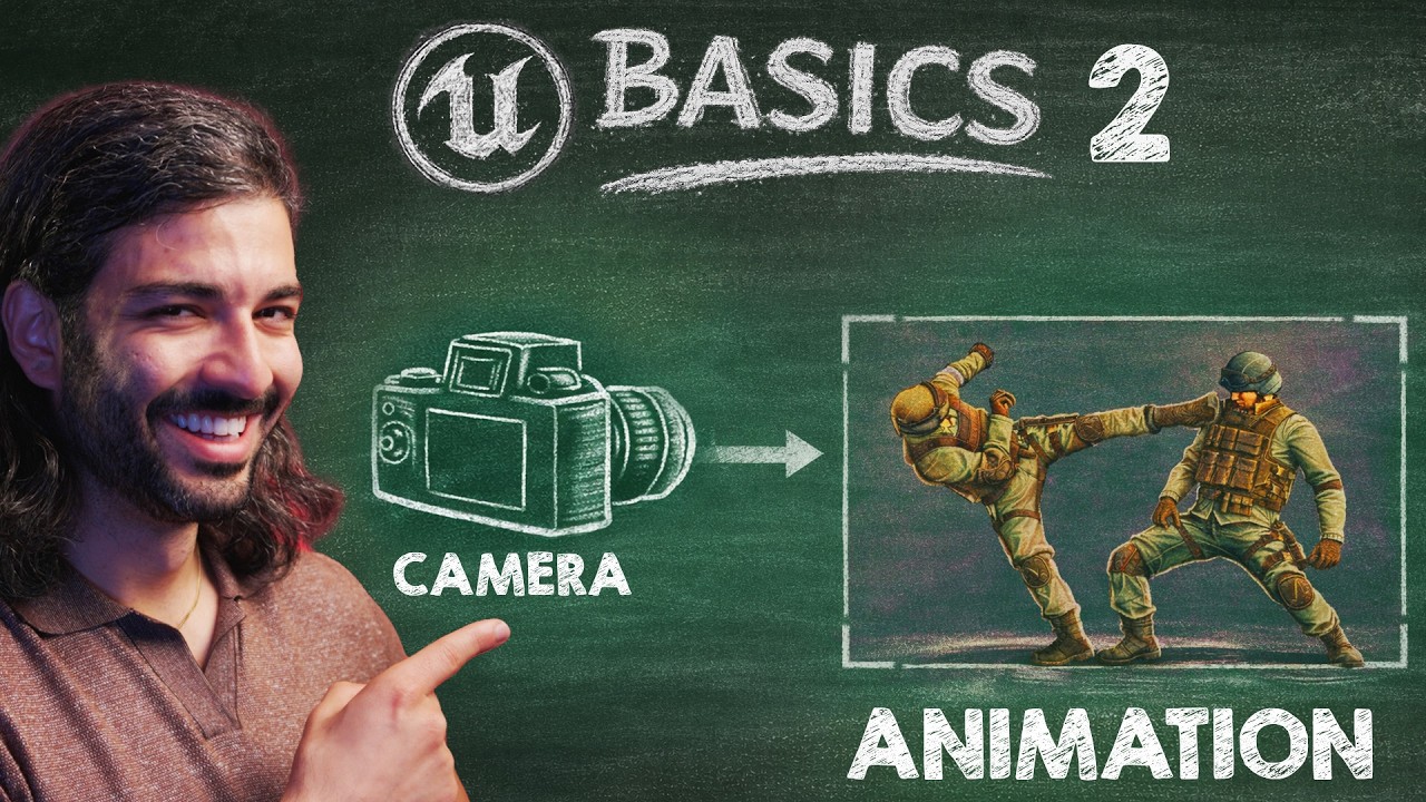 Unreal Engine 5 Beginner Tutorial Part 2: Animate Characters & Cinema ...