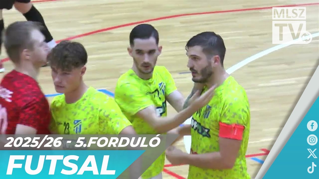 H.O.P.E. Futsal – PTE-PEAC | 4-2 | Férfi Futsal NB I | 5. forduló | MLSZTV