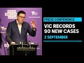 Victoria records 90 new coronavirus cases and six deaths, state of disaster extended | ABC News