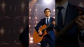 Barron Trump on his guitar during live AGT performance 2025 #foryou #agt #barrontrump #viralvideos