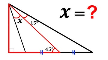 Can you find the angle X? | (Justify your answer) | #math #maths | #geometry