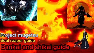 Project mugetsu soul reaper guide (shikai and bankai)
