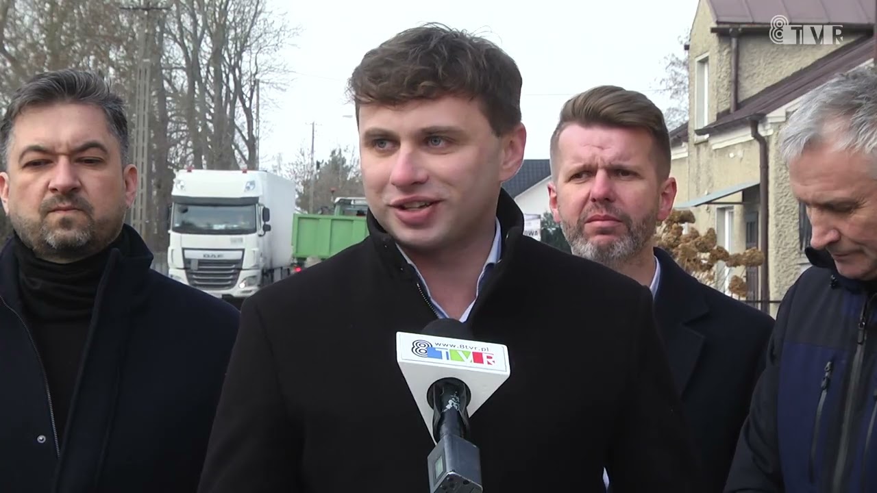 Inwestycje drogowe w powiecie sieradzkim | konferencja w Złoczewie