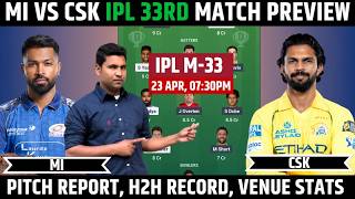 MI vs CSK Today Match Prediction | Mumbai Indians vs Chennai Super Kings | IPL 2026 Match 33 screenshot 1