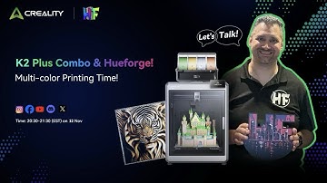 🎤Let’s Talk! Creality K2 Plus Combo & Hueforge!🖼