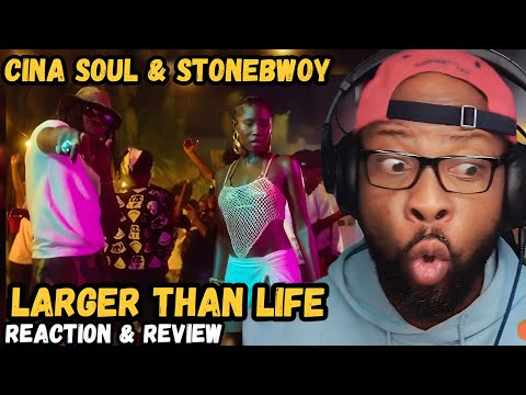 😱 I DIDN’T EXPECT THIS! CINA SOUL & STONEBWOY - “LARGER THAN LIFE” REACTION | ABSOLUTE MASTERPIECE!