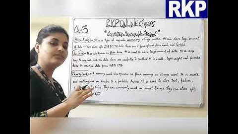 Grade-4 Subject- Computer Topic- Computer Memory And Storage Video-2 (Part-2) By Ms. Harpreet Kaur