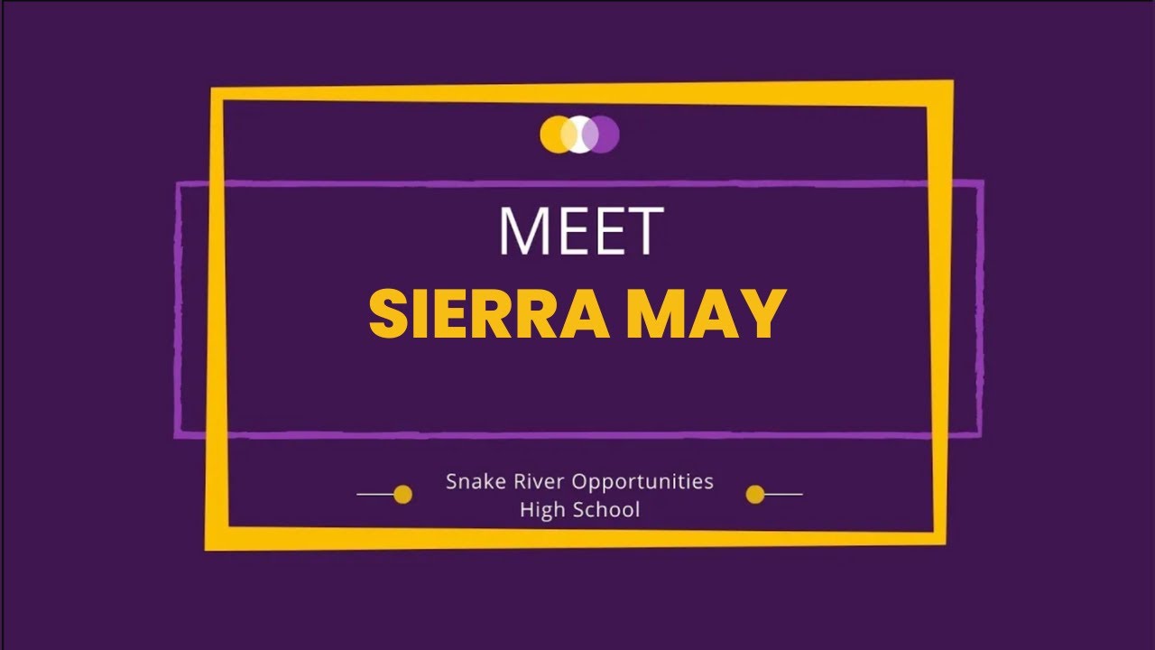 SROHS- Introducing Sierra May - YouTube