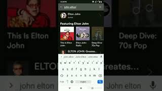 Spotify. Search in action screenshot 4