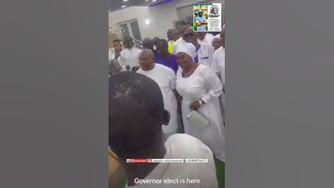 Governor Elect Senator Ademola Adeleke Live At CCC Wonderland Cathedral Oshogbo | Thanksgiving