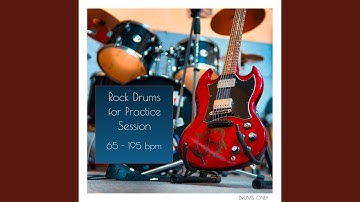 Basic Rock Drums for Practice Session in 4/4 at 145 Bpm