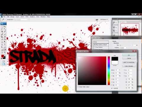 Create Graffiti and Splat Effect Photoshop CS Create Graffiti and Splat Effect Photoshop CS