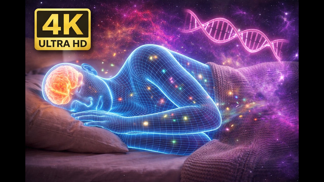 432Hz + 528Hz + 741 Deep Healing Sleep Music 🌙 Insomnia Relief & Full ...